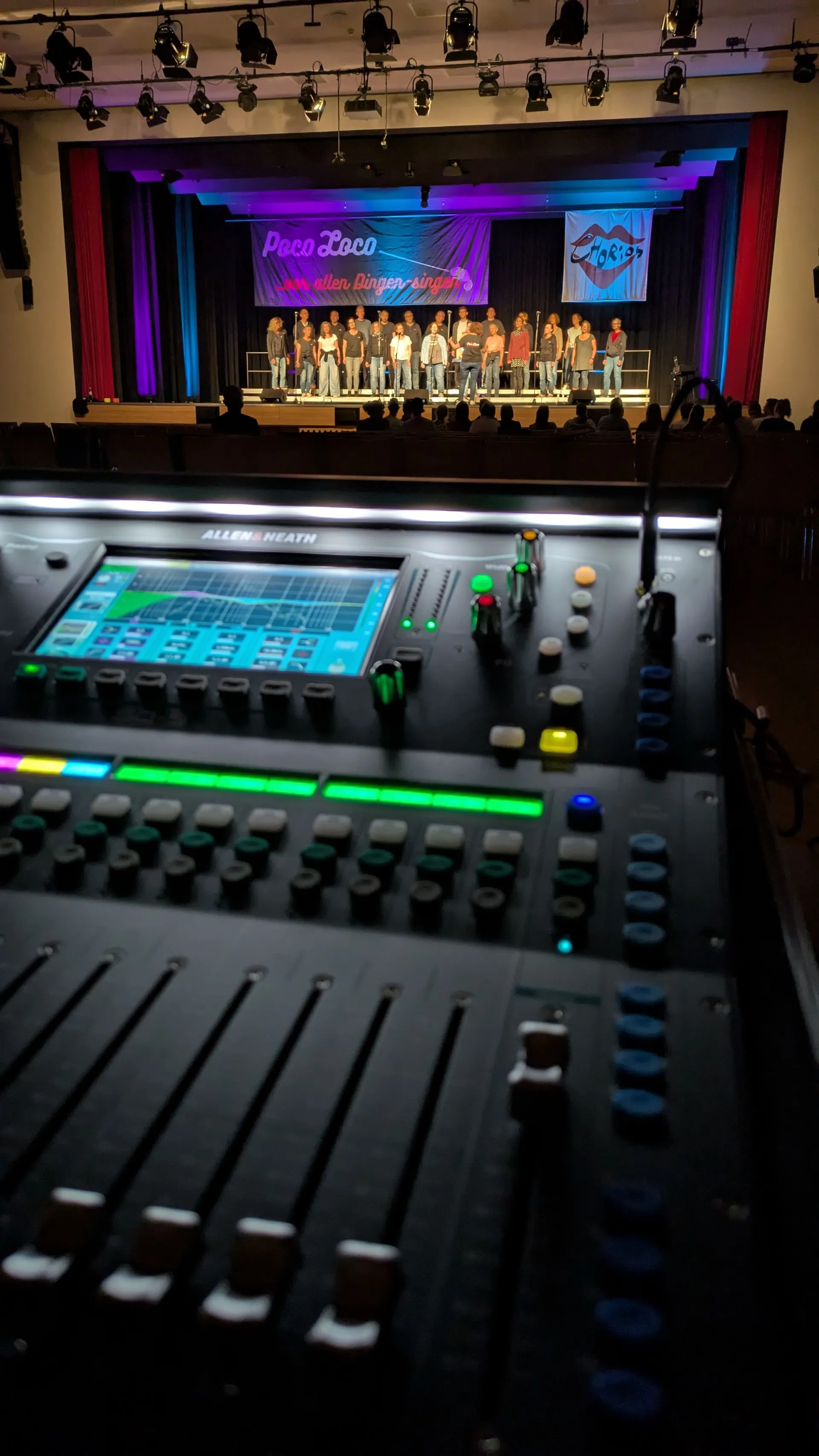 Professionelle Veranstaltungstechnik bei einem Event