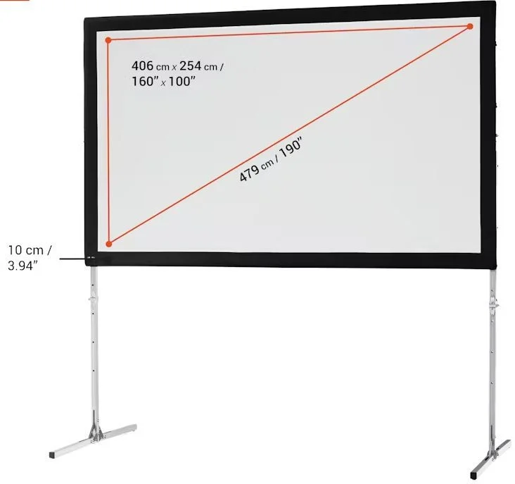 Leinwand / Projection Screen 4m